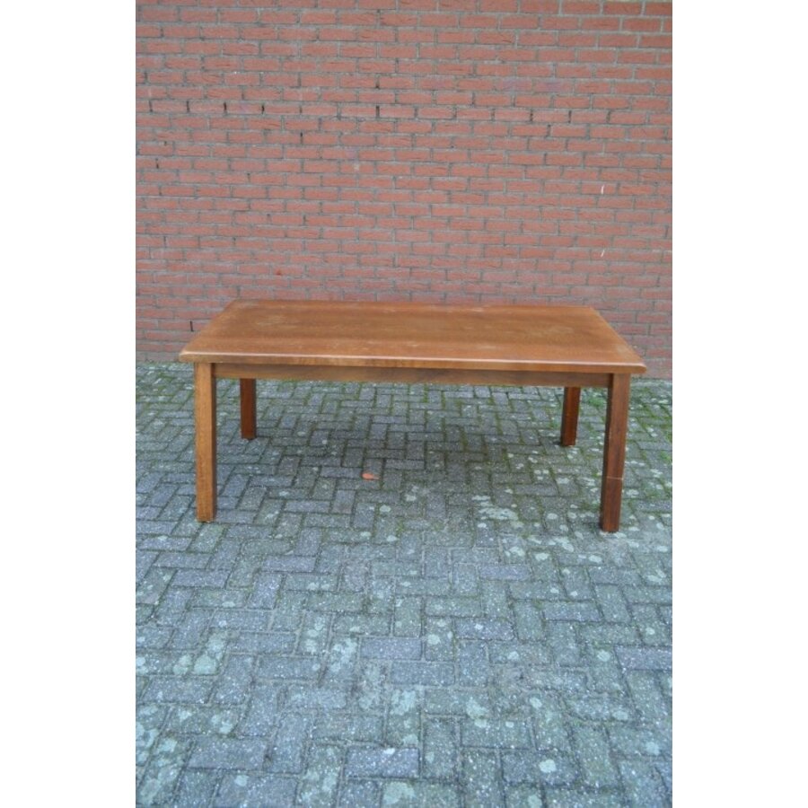 Eettafel rechthoekig donker eiken-6