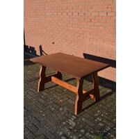 thumb-Donker eiken eettafel blad gefineerd-1