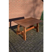 thumb-Donker eiken eettafel blad gefineerd-6