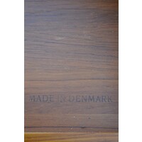 thumb-Vintage design eethoek van teakhout met uitschuifbare tafel en vier stoelen van Koefoed Hornslet-10