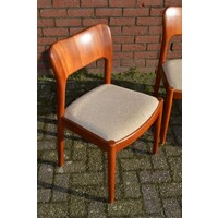 thumb-Retro Scandinavisch design eethoek tafel met 4 stoelen-4