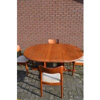 thumb-Retro Scandinavisch design eethoek tafel met 4 stoelen-2