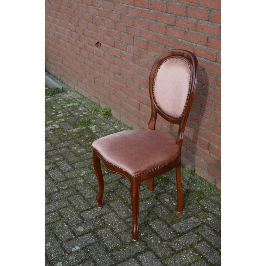 Barok medaillon stoel opknapper-2