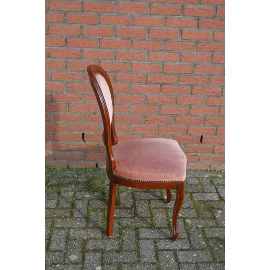 Barok medaillon stoel opknapper-3