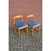 Houten design stoeltjes set van 2