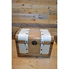 LoodsVol, Tweedehands Decoratie koffer hout met leer