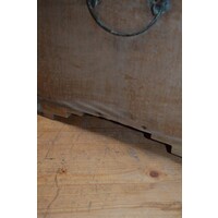 thumb-Decoratie koffer hout met leer-4