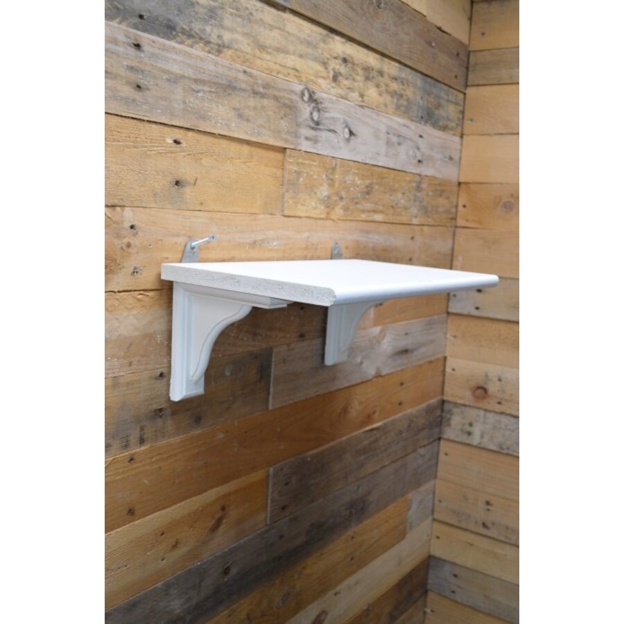 Schapje voor aan de wand wit geschilderd-1