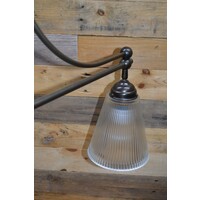 thumb-Hanglamp met 2 glazen kappen en verstelbaar-6