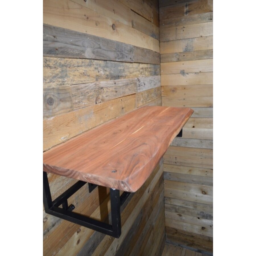 Kapstok metaal met hout-6