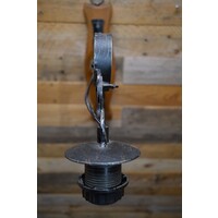 thumb-Wandlamp smeedijzer op beukenhouten plank landelijk-6