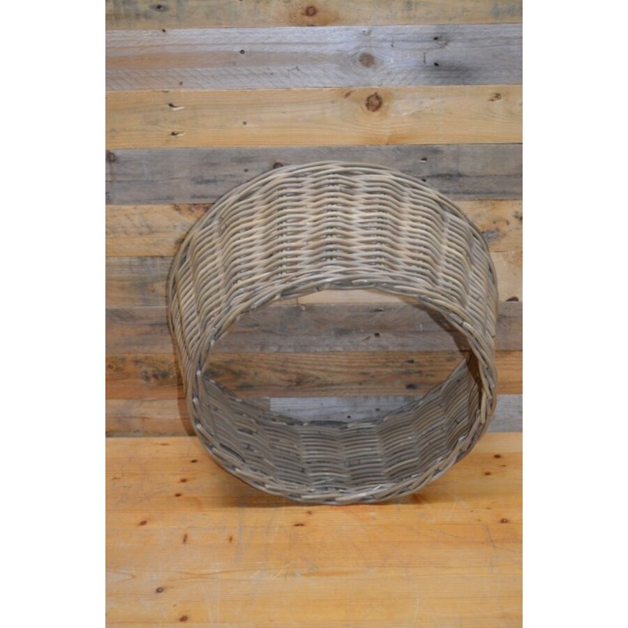 Gevlochten rieten kerstboomrok ring decoratie binnen buiten-4