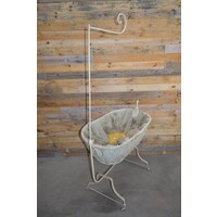 thumb-Antieke metalen wieg-7