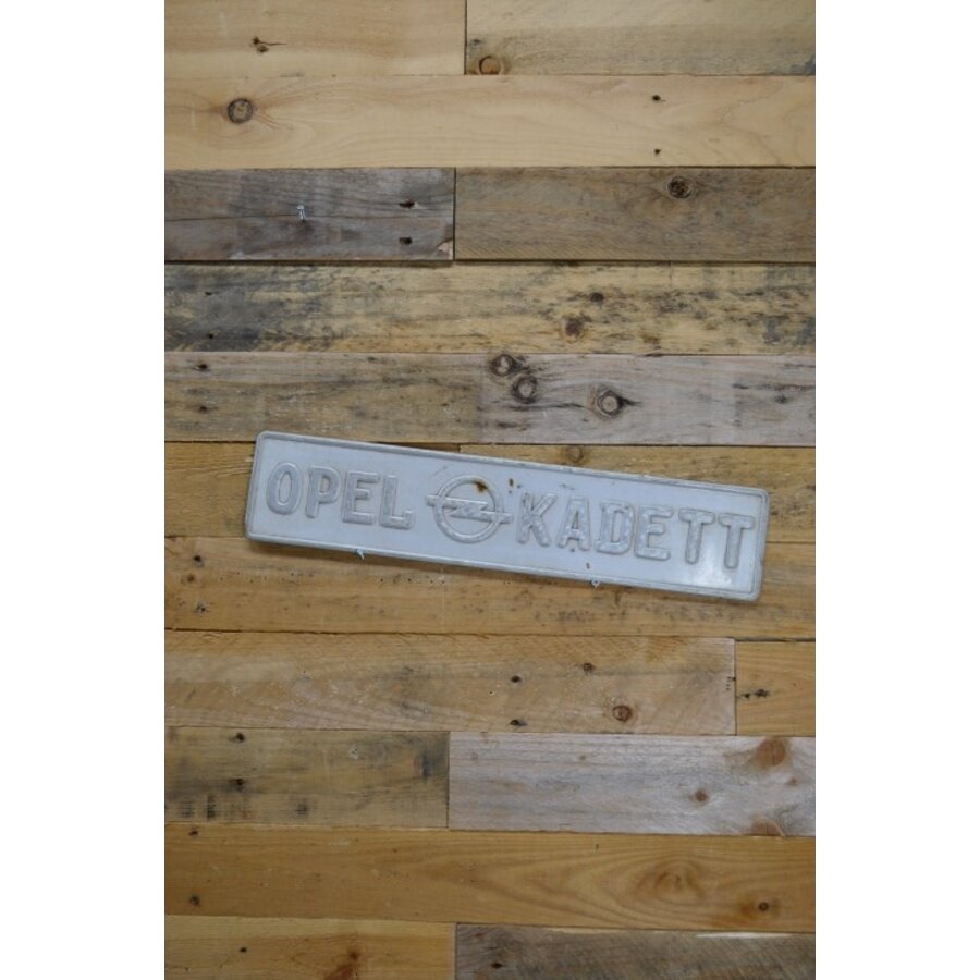 Kentekenplaat Opel Kadett-1