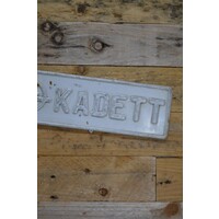 thumb-Vintage Opel Kadett fabrieksreclame kentekenplaat circa 1965-2