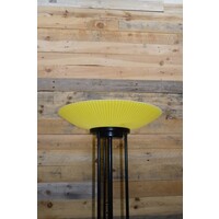 thumb-Staande design vloerlamp uplight zwart met glazen kap-3