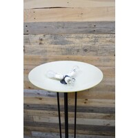 thumb-Staande design vloerlamp uplight zwart met glazen kap-7