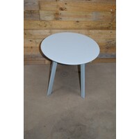 thumb-Rond wit metalen bijzettafeltje plantentafel decoratief-3