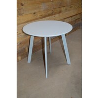 thumb-Rond wit metalen bijzettafeltje plantentafel decoratief-2