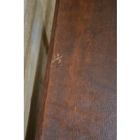 thumb-Antiek eiken tafeltje met gedraaide poten sidetable-6