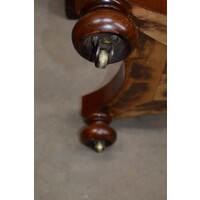 thumb-Antiek schaaktafeltje op wieltjes-7