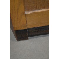 thumb-Art Deco eiken kledingkast met spiegeldeur jaren 30-8