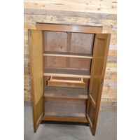thumb-Art Deco eiken kledingkast met spiegeldeur jaren 30-9