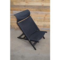 thumb-Postmoderne IKEA Hestra klapstoel Tord Björklund 1990 zwart-1