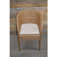 thumb-Rotan armstoel fauteuil met uitneembaar kussen-2
