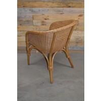 thumb-Rotan armstoel fauteuil met uitneembaar kussen-4