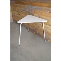 thumb-Retro Rawi bistro tafeltje driehoek jaren 50 wit-1