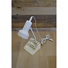 LoodsVol, Tweedehands Vintage Space Age bureaulamp zwanenhals met pennenhouder