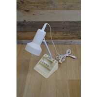 thumb-Vintage Space Age bureaulamp zwanenhals met pennenhouder-1