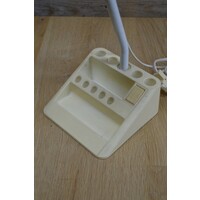 thumb-Vintage Space Age bureaulamp zwanenhals met pennenhouder-2