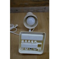 thumb-Vintage Space Age bureaulamp zwanenhals met pennenhouder-9