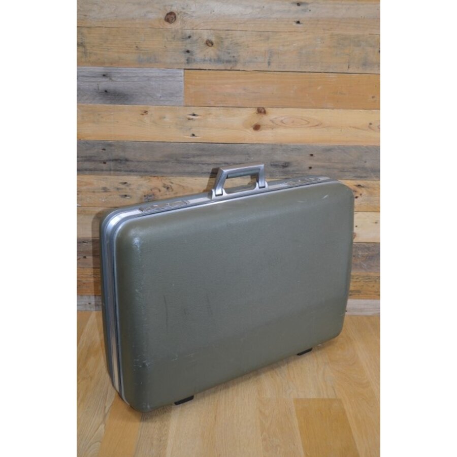 Vintage kunststof reiskoffer Presikhaaf jaren 70 attache-1