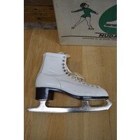 thumb-Vintage Nijdam kunstschaatsen maat 43 leren schaatsen-3