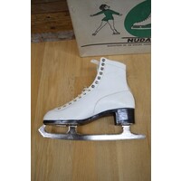 thumb-Vintage Nijdam kunstschaatsen maat 43 leren schaatsen-5