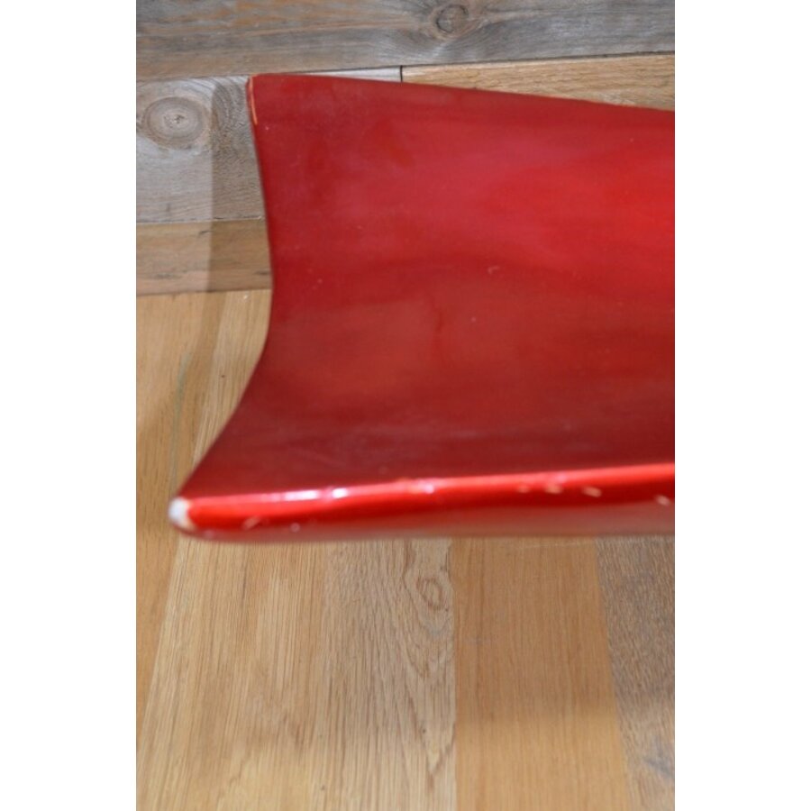 Japanse schaal op poot in een rode kleur-6