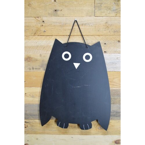 Krijtbordjes uil 