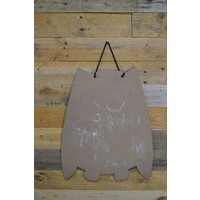 thumb-Krijtbordjes in de vorm van een uil set van 4-2