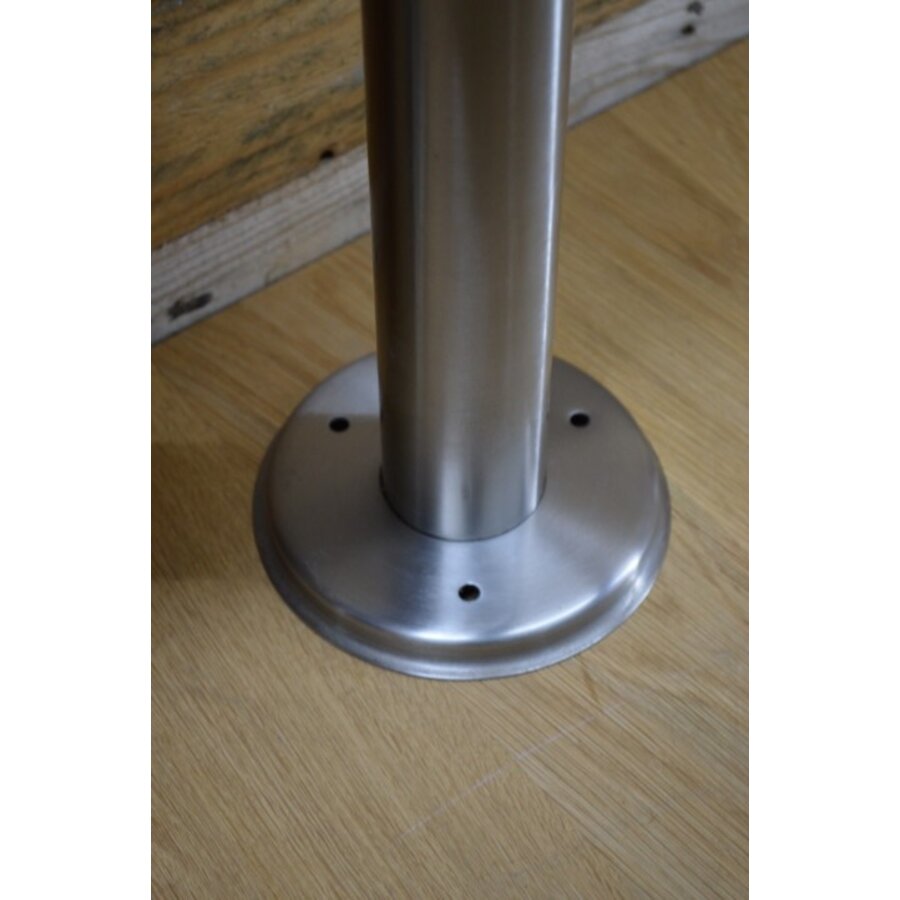 RVS buitenlampen set van 2 op voet – tuinlampen / lantaarns-4