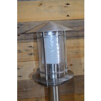 thumb-RVS buitenlampen set van 2 op voet – tuinlampen / lantaarns-5