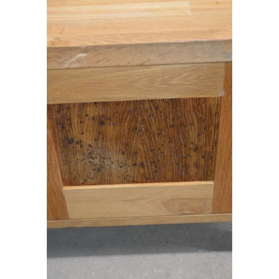 TV kastje , commode of dressoir blank eiken-6