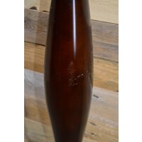 thumb-Houten design vaas Gutzz vintage kegelvorm rood hout-2