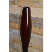 thumb-Houten design vaas Gutzz vintage kegelvorm rood hout-4