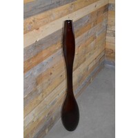 thumb-Houten design vaas Gutzz vintage kegelvorm rood hout-6