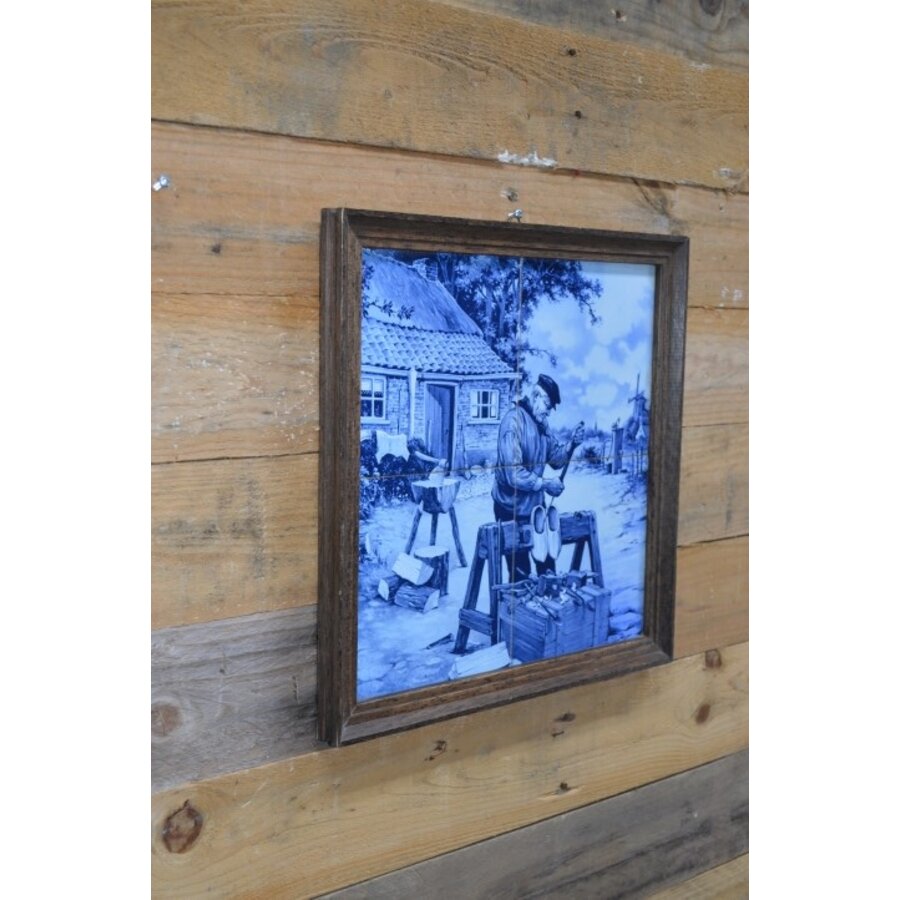 Klompenmaker op 4 tegeltjes-2