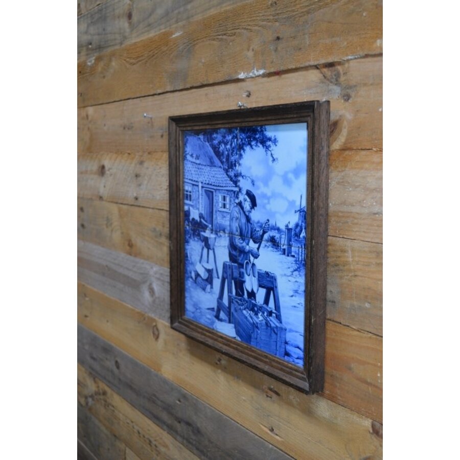 Klompenmaker op 4 tegeltjes-3