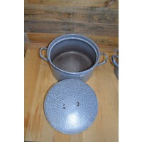 thumb-Emaille pannen set van 2-4